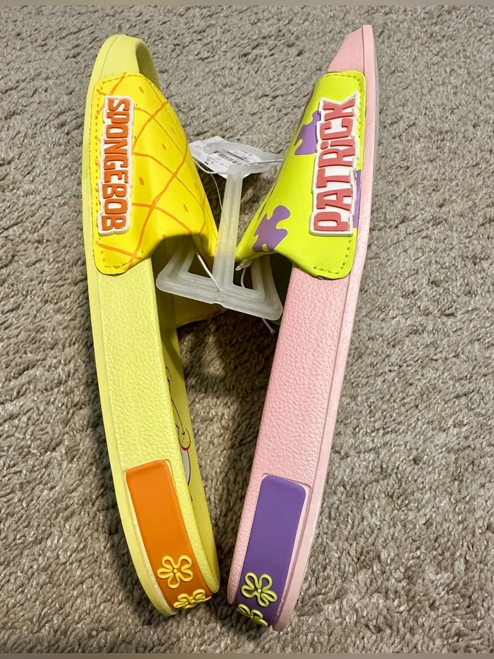 Ground Up Men's SpongeBob Square Pants Patrick Nickelodeon Slide Sandals Size 12